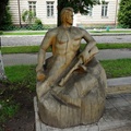 Мамоново. Деревянная скульптура Аллеи славы.