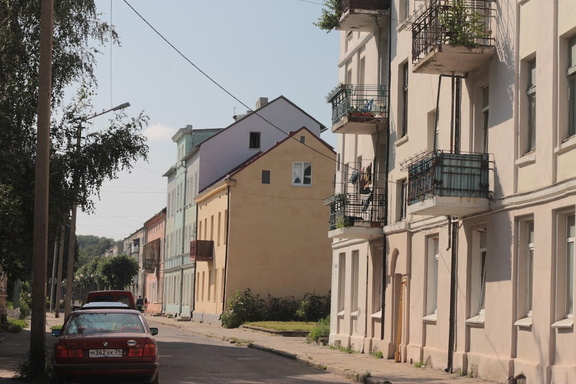 Одна из уютных улиц Советска.