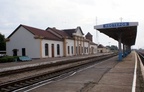 Платформа железнодорожного вокзала в Нестерове.