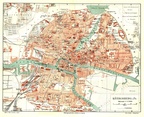 Карта Кёнигсберга (1905).