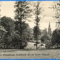 Königsberg. Juditten. Blick vom Königsberger Stadtwald auf die Kirche (1905-1915).