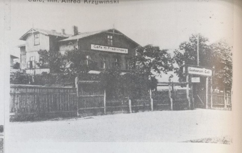 Königsberg. Klein Friedrichsberg, Juditten. Holsteiner Damm, Cafe Inh. Alfred Krzywinski.