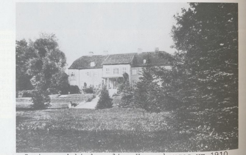 Königsberg. Metgethen. Trankwitzer Weg, Gartenansicht des Herrenhauses (1900-1910).