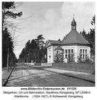 Königsberg. Metgethen, Ort und Bahnstation (1924-1927).