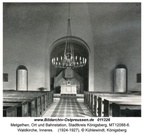 Königsberg. Metgethen. Waldkirche, Inneres (1924-1927).