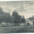 Königsberg. Metgethen Ort, Vierbrüderkrug, Gasthaus und Dorfstraße (1910-1925).