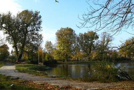Озеро Поплавок (Zwillings-See) в нач. 2000-х.