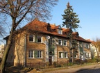 Дом на ул. Чернышевского (Stagemannstraße) с барельефом белки.
