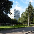 Вид на здание типографии со стороны ул. К. Маркса.