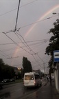 Летняя радуга на пр. Калинина в Калининграде.
