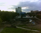 Раскопки на Московском проспекте у эстакадного моста.