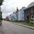 немецкие дома на улице в Мамоново.
