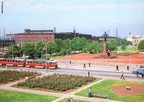 Площадь Калинина. Памятник М.И. Калинину. 1987