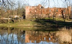 Замковый пруд у замка Инстербург.